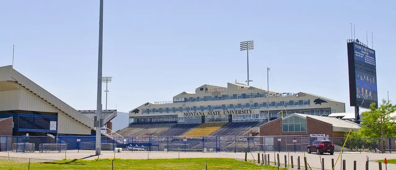 Bobcat Stadium on the Montana State University campus