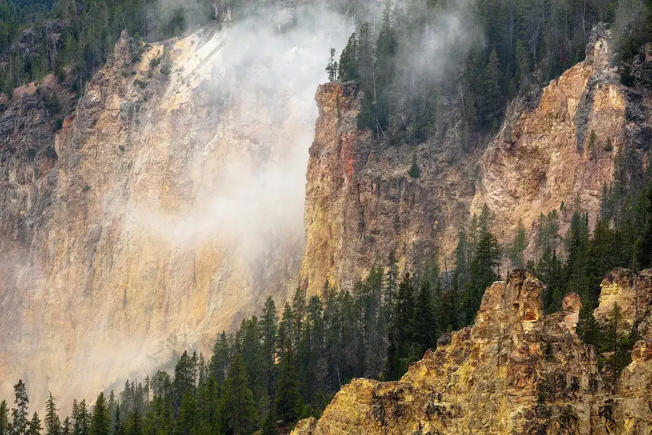 Lower Falls and the Grand Canyon of the Yellowstone